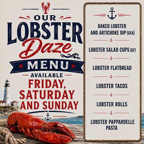Lobster Menu ad