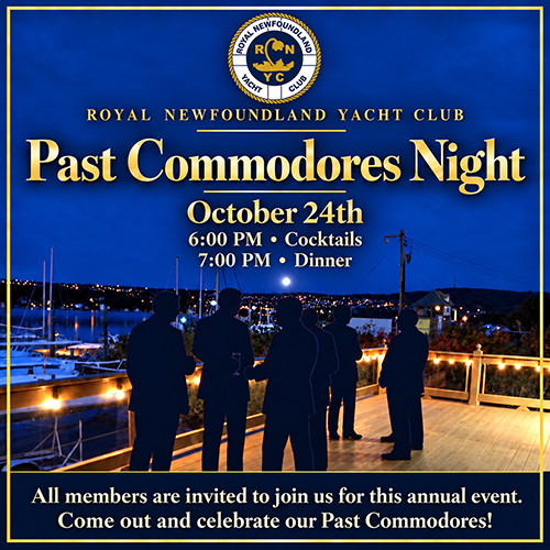 Past Commodores Night ad
