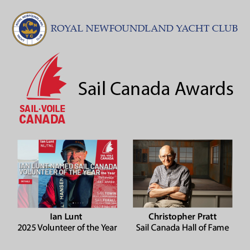 Sail Canada Awards letter of recognition