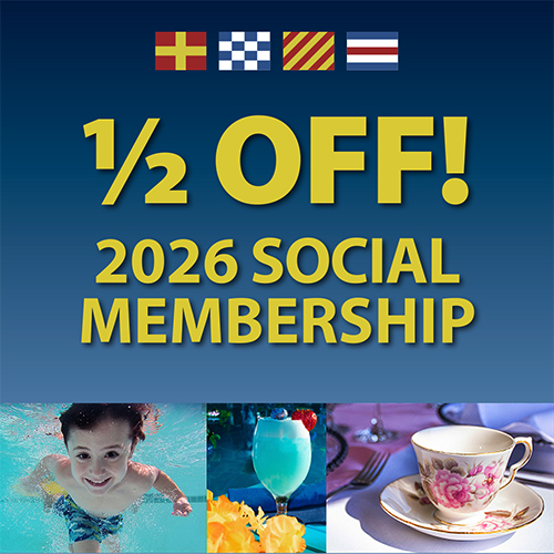 Social Membership ½ price ad