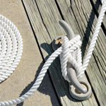 rope coil dock cleat