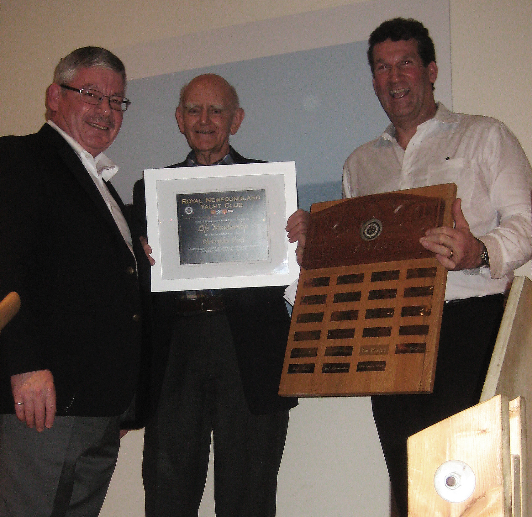 Christopher Pratt Life membership Award
