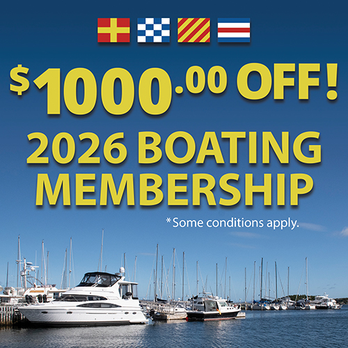 Boating Membership ad