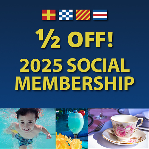 Boating Membership ½ Price ad