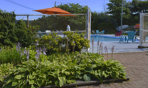 RNYC pool area gate